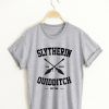 Slytherin Quidditch T shirt Adult Unisex for men and women