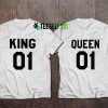 KING AND QUEEN UNISEX ADULT T-SHIRT