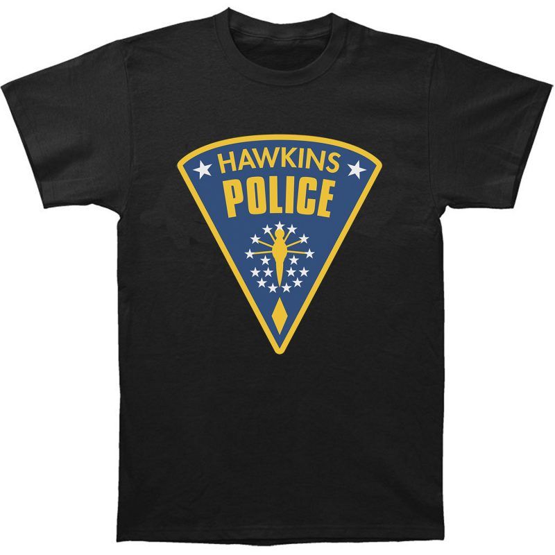 hawkins police department t shirt