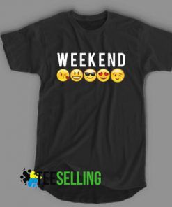 WEEKEND EMOJI Unisex Adult T Shirt