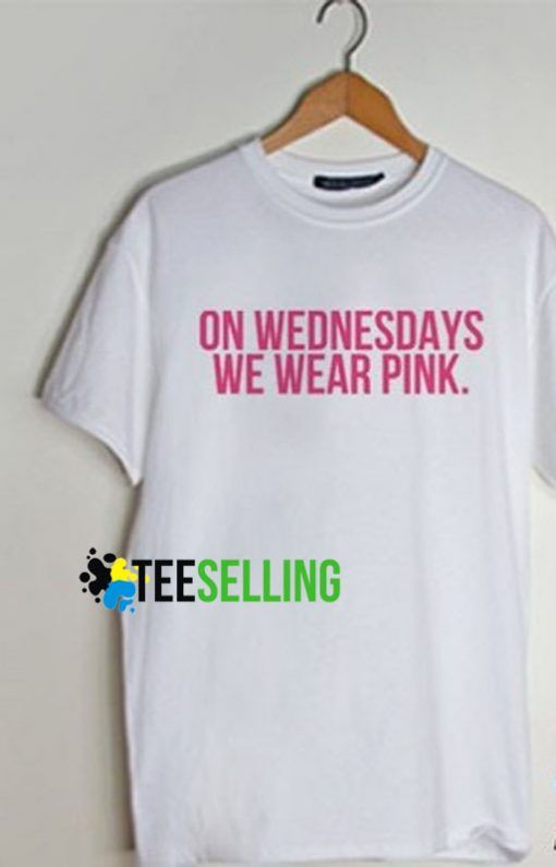 on wednesdays we wear pink Unisex Adult T Shirt