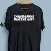 Snowboarding T shirt Adult Unisex For men and women Size S-3XL