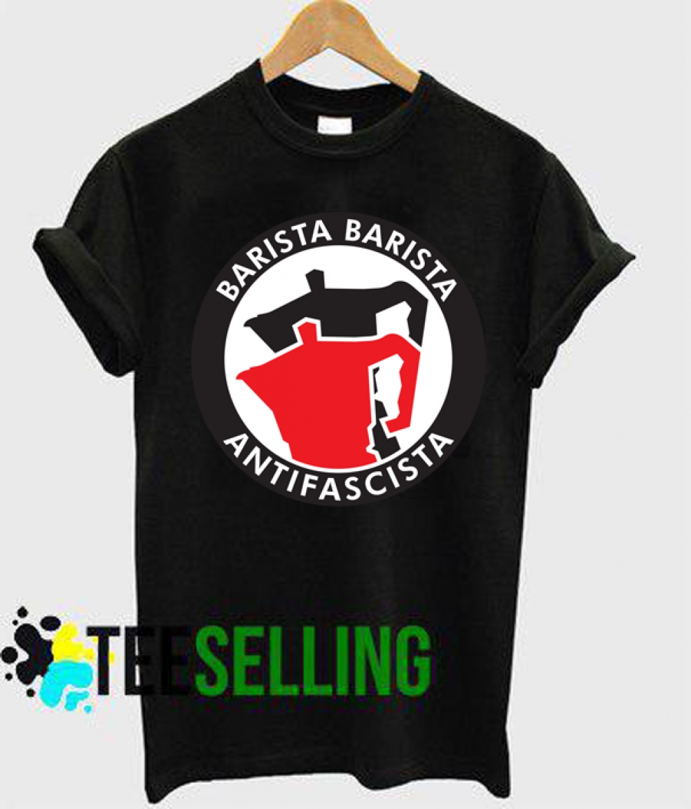 barista antifascista shirt