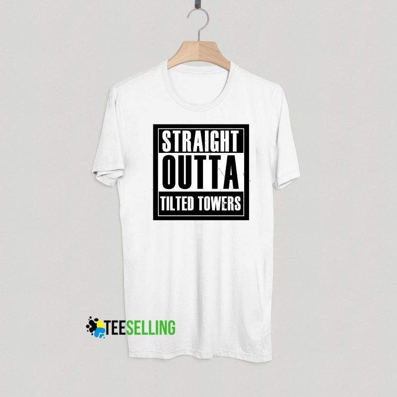 Straight Outta Tilted Towers Fortnite T Shirt Adult Unisex