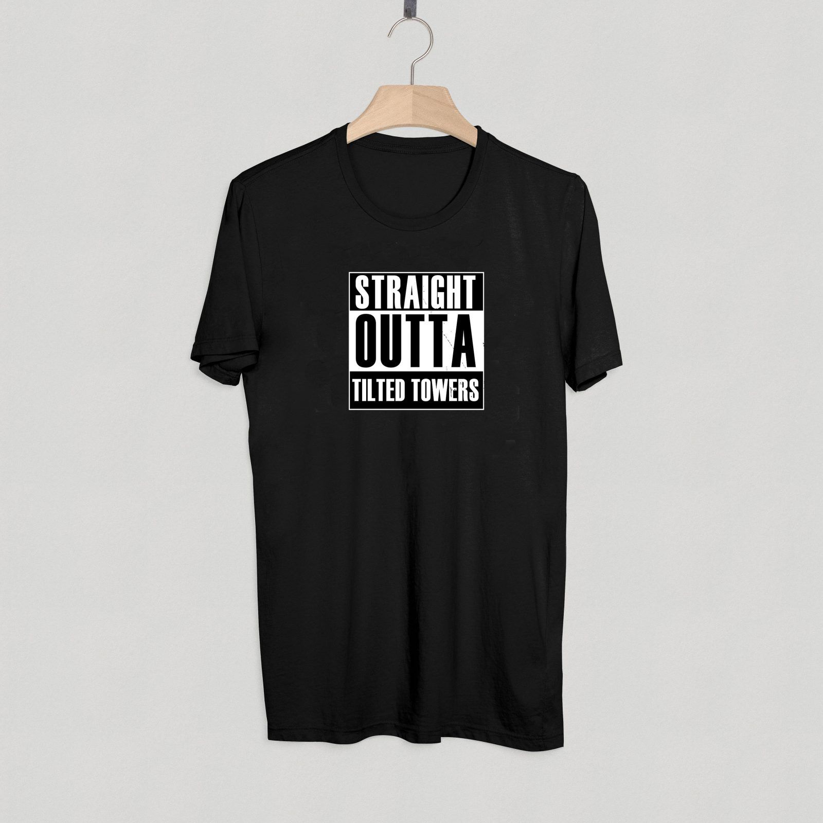 Straight Outta Tilted Towers Fortnite T Shirt Adult Unisex