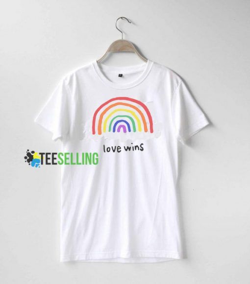 Love Wins Rainbow T shirt Adult Unisex