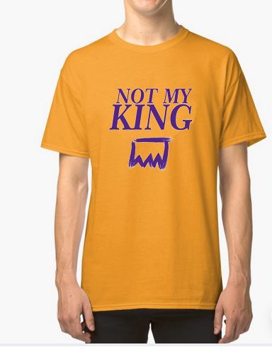 the king is coming tshirt