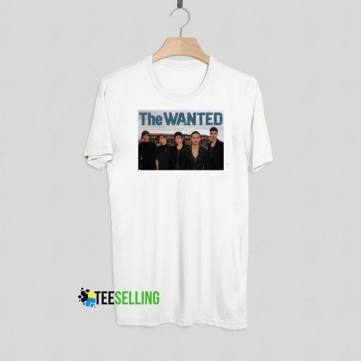 The Wanted Band T shirt Adult Unisex