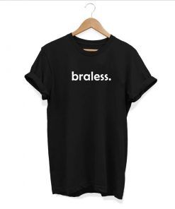 Braless T shirt Adult Unisex Size S-3XL For Men and Women