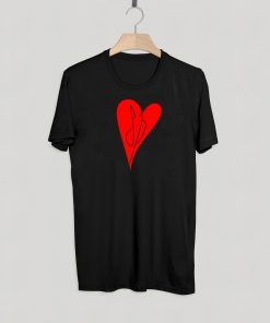 Red Heart Smashing Pumpkins Band T Shirt Adult Unisex