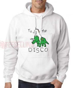 To The Disco Unicorn Riding Hoodie Adult Unisex Size S-3XL
