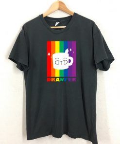 Drawfee Supports Pride T Shirt Unisex Adult For Men And Women