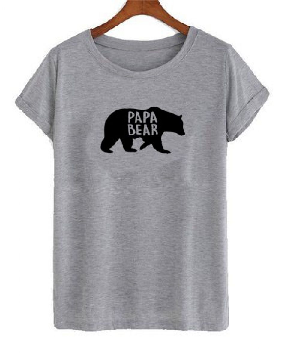 Papa Bear T Shirt Adult Unisex Size S 3xl 