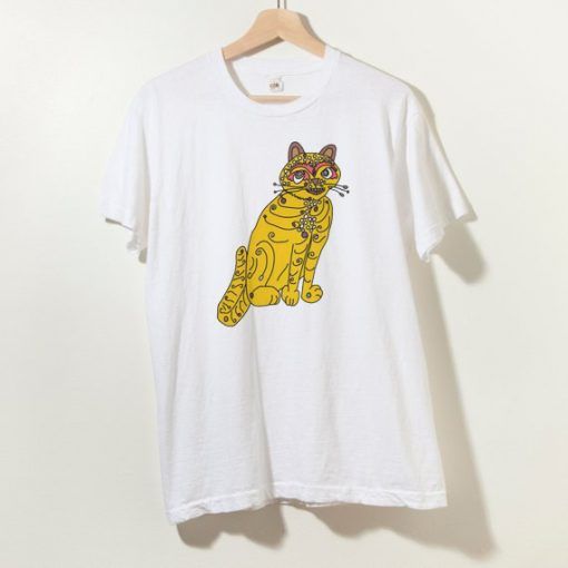 Abba Yellow Cat Unisex Adult T Shirt Size S-3XL