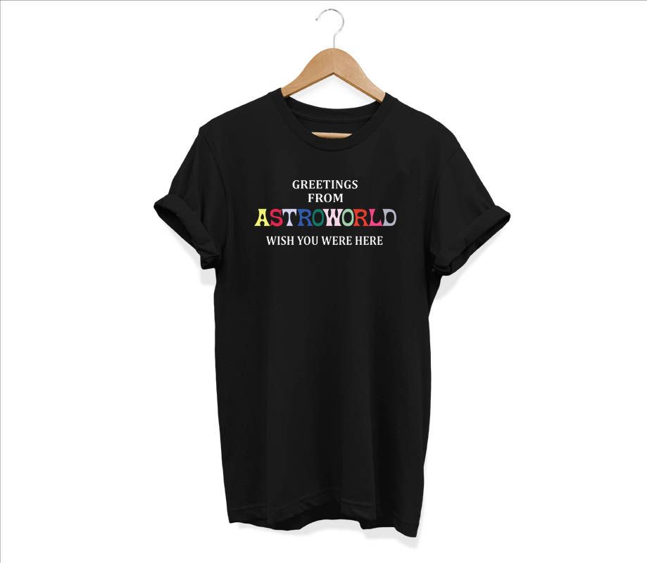 Greetings From Astroworld T shirt Adult Unisex