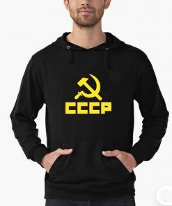 CCCP Russian Hammer and Sickle Communist Party Adult Unisex Hoodie