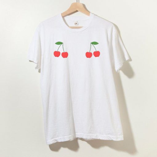 Cherry Boobs T shirt Adult Unisex Size S-3XL