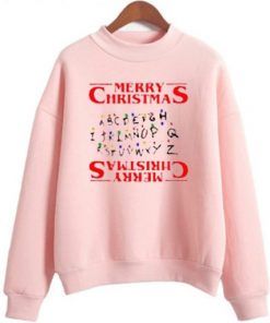 Merry Christmas Ugly Stranger Things Sweatshirt Unisex Adult Size S-3XL