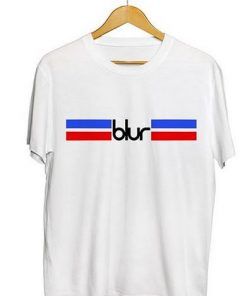 Blur Logo Stripe T shirt Adult Unisex Size S-3XL
