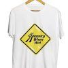 Bon Jovi Slippery When Wet White Unisex Adult T Shirt Size S-3XL