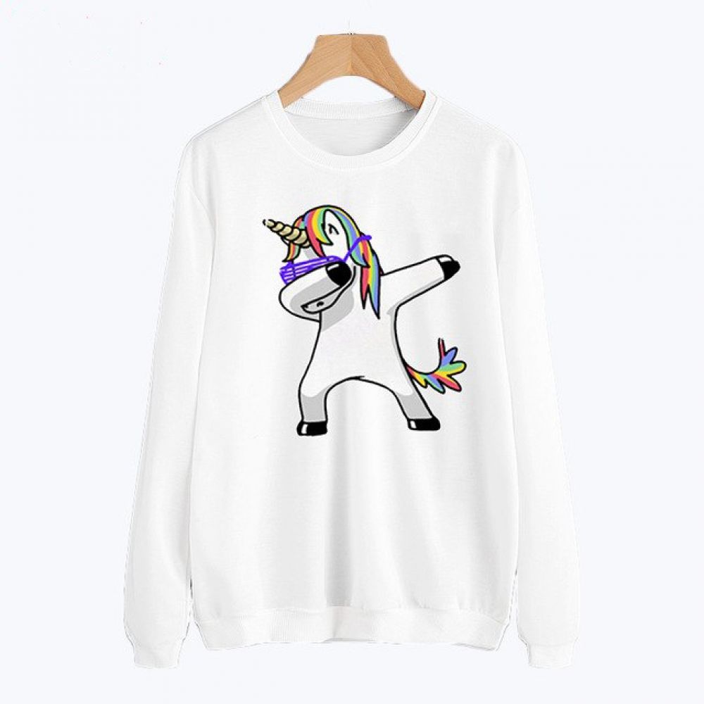Unicorn Dab Sweatshirt Unisex Adult Sweatshirt Size S-3XL