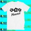 Hawaii Summer Flowers T-Shirt Adult Unisex Size S-3XL