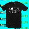 Social Anxiety Alien T-Shirt Adult Unisex Size S-3XL