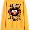 The Muppets Party Animal Sweatshirt Size S-3XL