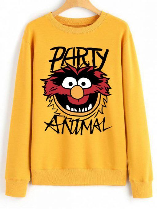 The Muppets Party Animal Sweatshirt Size S-3XL