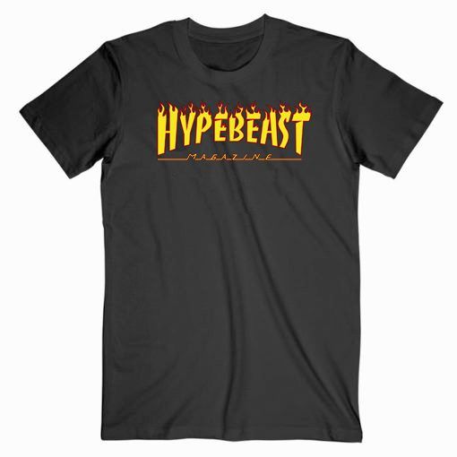 Hypebeast Tharsher Flame Cute Graphic Tees T shirt Unisex Adult