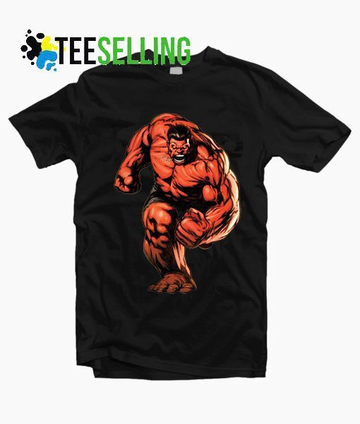 Red Hulk Marvel Comics Cheap Graphic Tees T shirt Unisex Adult