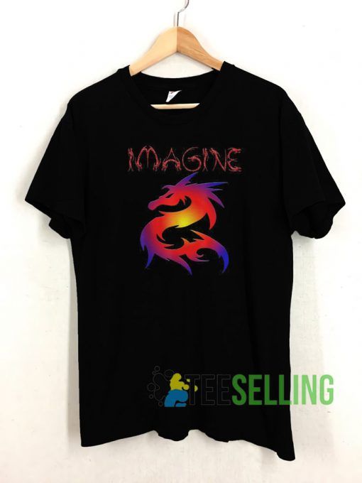 Imagine Fantasy Dragon T shirt Unisex Adult Size S-3XL