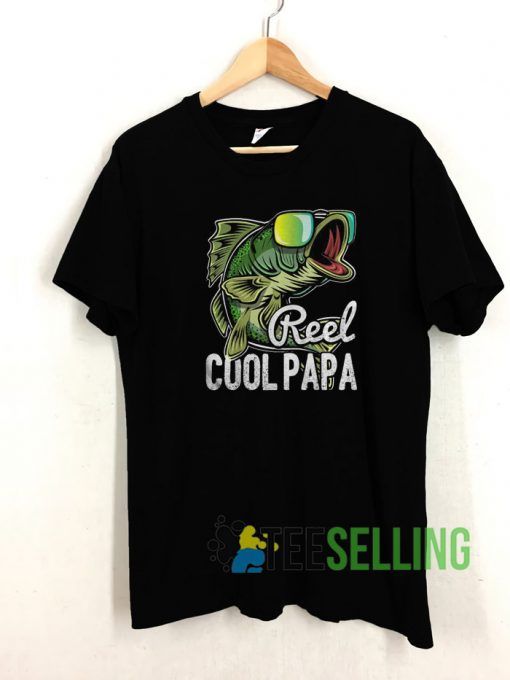 Mens Reel Cool Papa T shirt Unisex Adult Size S-3XL