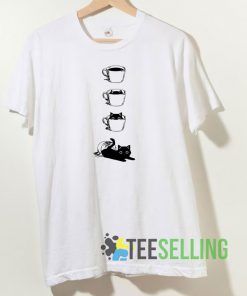 Cat In The Cup T shirt Unisex Adult Size S-3XL