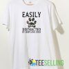 Easily Distracted By Jeeps And Dogs T shirt Unisex Adult Size S-3XL