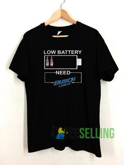 Low Battery T shirt Unisex Adult Size S-3XL