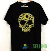 Skull Sunflower Floral T shirt Unisex Adult Size S-3XL