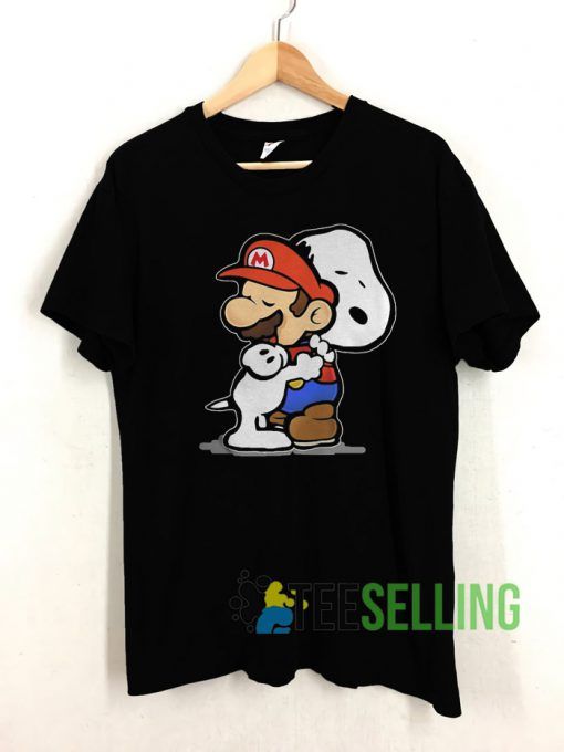 Snoopy hug Mario