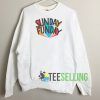 Sunday Funday Colour Sweatshirt Unisex