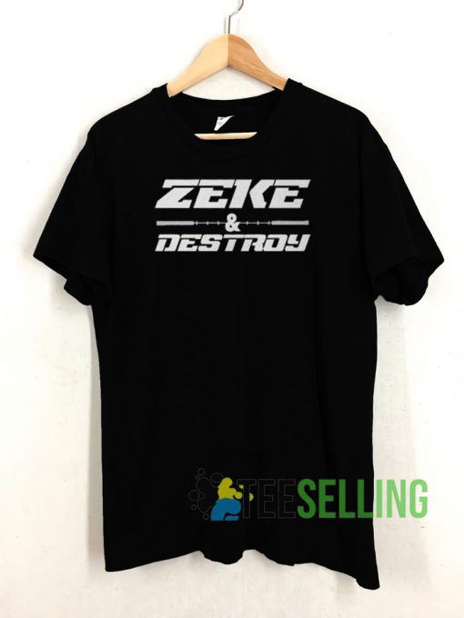 Zeke And Destroy Football T shirt Unisex Adult Size S-3XL