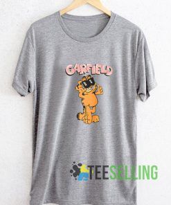 Garfield T shirt Adult Unisex Size S-3XL