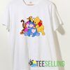 Winnie Pooh Friends T shirt Adult Unisex Size S-3XL