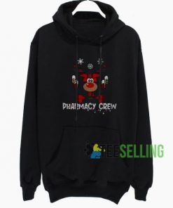 Reindeer Pharmacy Crew Hoodie Adult Unisex