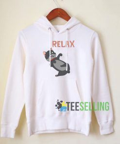 Relax Cute Puppy Chilling Hoodie Adult Unisex
