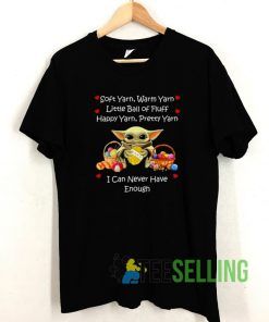 Baby Yoda Soft Yarn Warm Yarn T shirt Adult Unisex Size S-3XL