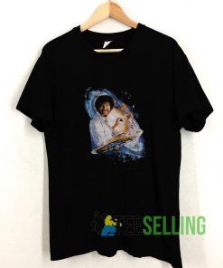 Bob Ross Galaxy Painting Graphic T shirt Adult Unisex Size S-3XL
