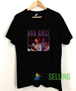 Bob Ross Graphic T shirt Adult Unisex Size S-3XL