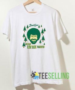 Bob Ross Happy Trees T shirt Adult Unisex Size S-3XL