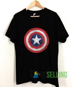 Captain America Shield T shirt Adult Unisex Size S-3XL