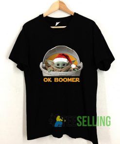 Baby Yoda OK Boomer T shirt Adult Unisex Size S-3XL